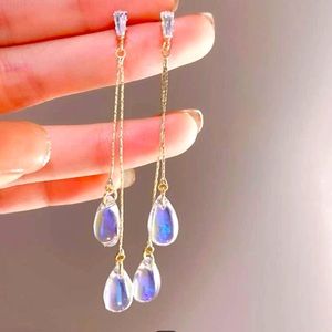 New Iridescent Water Droplets Earrings